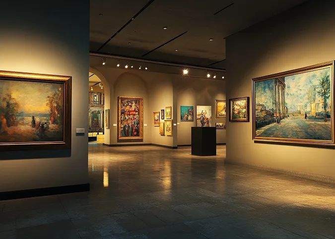 Art display at Glenhouse Aberdeen